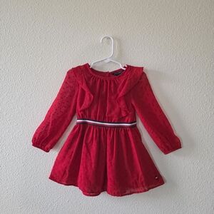 Tommy Hilfiger Red Star Pattern Dress